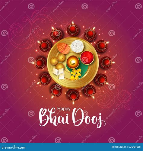 Indian Festival Happy Bhai Dooj Concept Rakhi Celebration In India