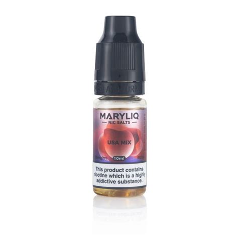 Usa Mix Maryliq E Liquid Electric Tobacconist Uk