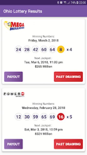 Ohio OH Lottery Results for Android - Download