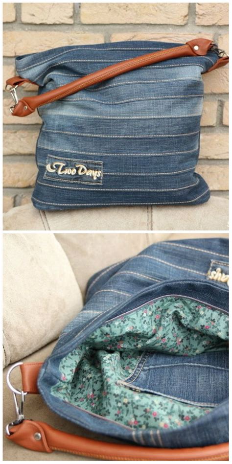 Crochet Patterns Bag Jeans Upcycling Sewing Bag Yourself Pattern And