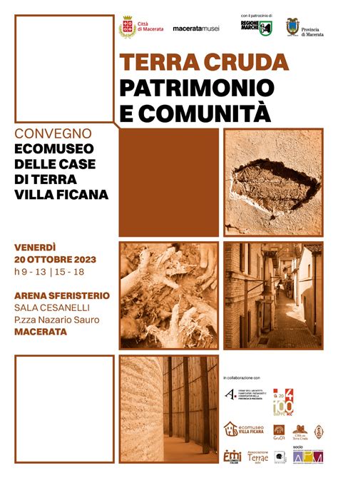 Convegno Terra cruda patrimonio e comunità CED Terra