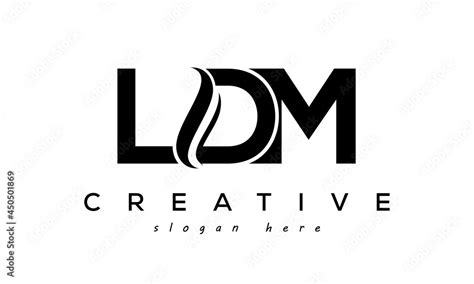 Letter LDM creative logo design vector Stock Vector | Adobe Stock