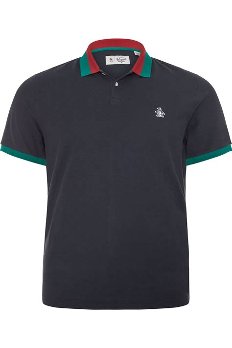 PENGUIN MUNSINGWEAR Navy Blue Polo Shirt | BadRhino