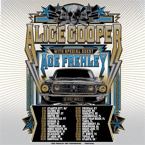 2021 Fall Tour Announced. Tickets On Sale Friday! | Alice Cooper