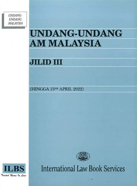 Undang-Undang Am Malaysia (Jilid 3) – Marsden Law Book