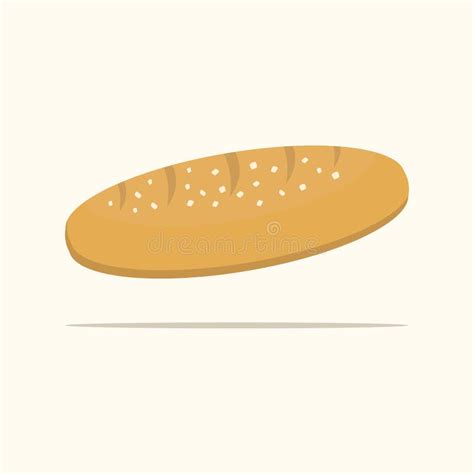 French Bread Icon Baguette Bread Cute Cartoon Bread Vector