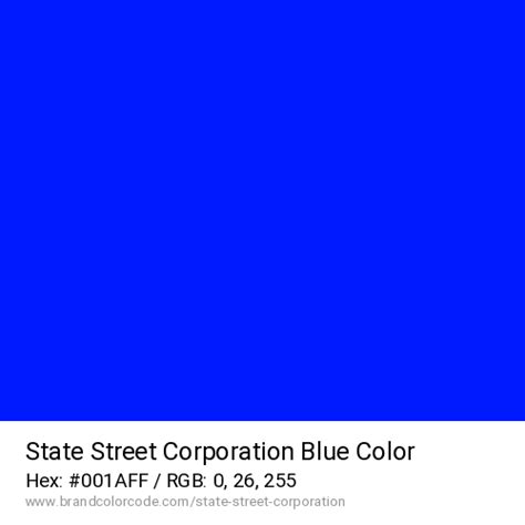 State Street Corporation Brand Color Codes