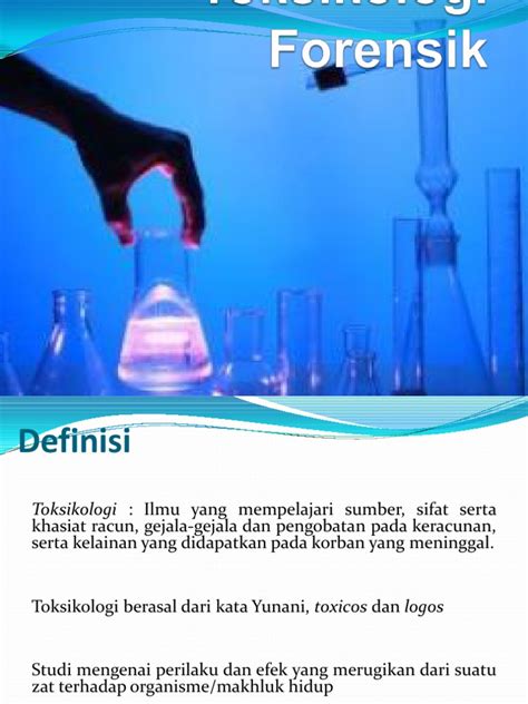 Toksikologi Forensik Ppt