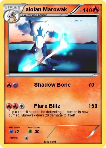 Pokémon Alolan Marowak 10 10 Shadow Bone My Pokemon Card