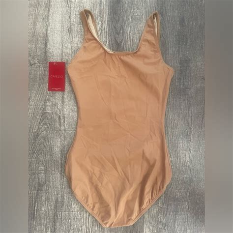 Capezio Tops Capezio Nude Tank Bodysuitnew With Tags Poshmark