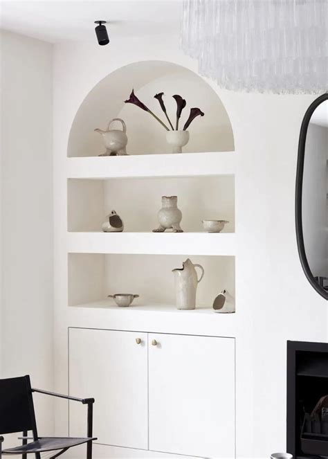 Stunning Arched Bookcase Ideas Client Project Peek Recessed