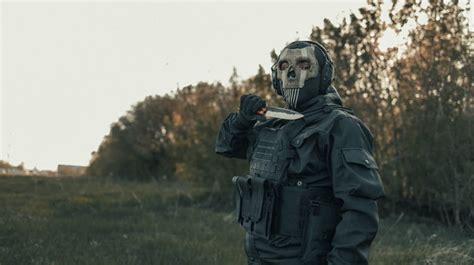mask balaclava ghost operator  call  duty cosplay  simon riley