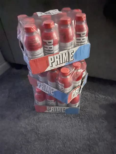 Prime Hydration Drink Logan Paul X Ksi Ice Pop 12 Pack Case V Rare