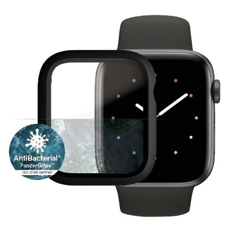 PANZERGLASS Full Body do Apple Watch 4 5 6 SE 44 mm Czarny Szkło