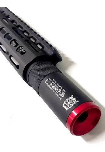 Tapa Cano Silenciador Airsoft 10cm Rossi Neptune Cyma S111