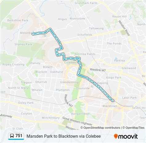 Route Schedules Stops Maps Blacktown Updated