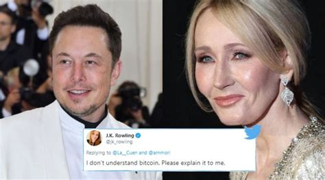 Harry Potter Author Jk Rowling Wanted To Understand Bitcoin So Elon