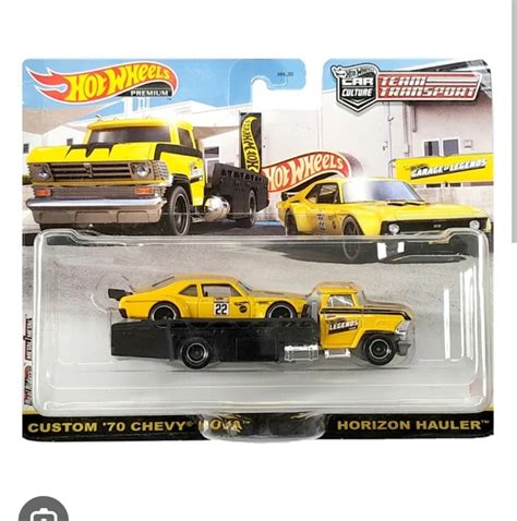 Hot Wheels Team Transport Custom Chevy Nova Horizon Hauler Legends
