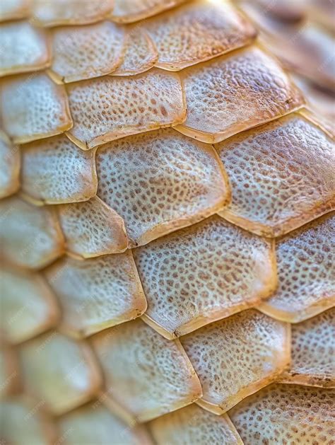 Magnified Texture of a Lizards Scaly Skin | Premium AI-generated image