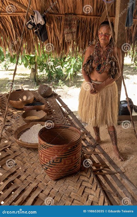 Indigenous Community In The City Of Manaus In Amazonia Editorial Image