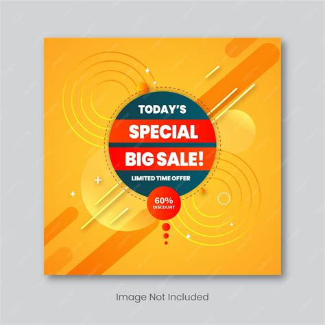 Premium Vector | Vector super big sale special discount social media