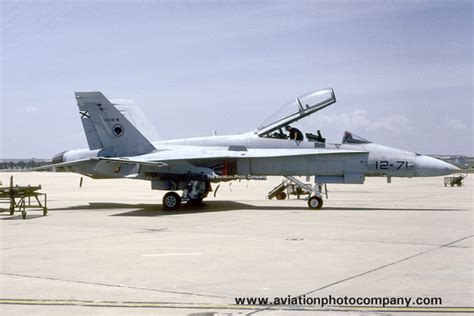 The Aviation Photo Company F 18 Hornet Spanish Air Force Ala 12 Mcdonnell Douglas Ef 18b