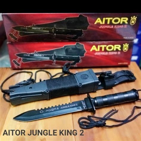 Jual Pisau Berburu Survival Outdoor Aitor Jungle King 2 Survival Kit