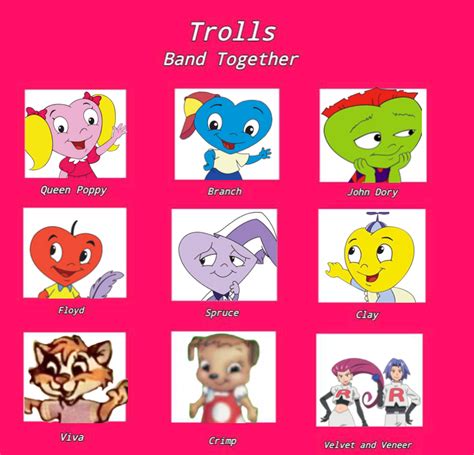 My Trolls 3 Cast by ALEXLOVER366 on DeviantArt