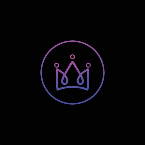 crown logo vector 12667488 Vector Art at Vecteezy