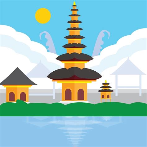 Gapura Bali Vectors & Illustrations for Free Download