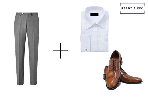 7 Shirt Colors To Wear With Grey Pants And Brown Shoes • Ready Sleek