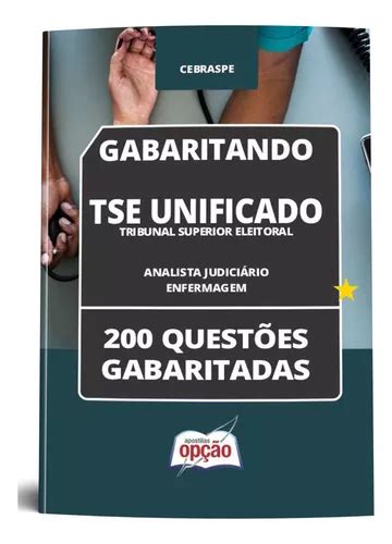 Apostila Tse Unificado Caderno De Quest Es Para Analista