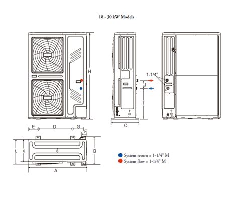 Pompa De Caldura Aer Apa Monobloc 30 1 Kw Incalzire 31 Kw Racire