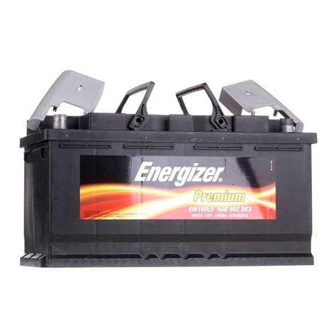 Bateria De Arranque ENERGIZER PREMIUM EM100 L5 Capacidade Da Bateria