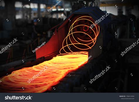 Red Hot Steel Metal Wire Rods Stock Photo 1786414904 | Shutterstock