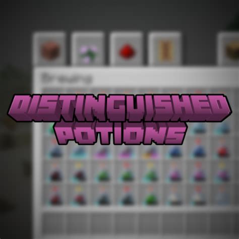 Distinguished Potions Minecraft Mod