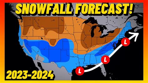 Winter 2023 2024 Snowfall Forecast How An El Niño Influences Snowfall