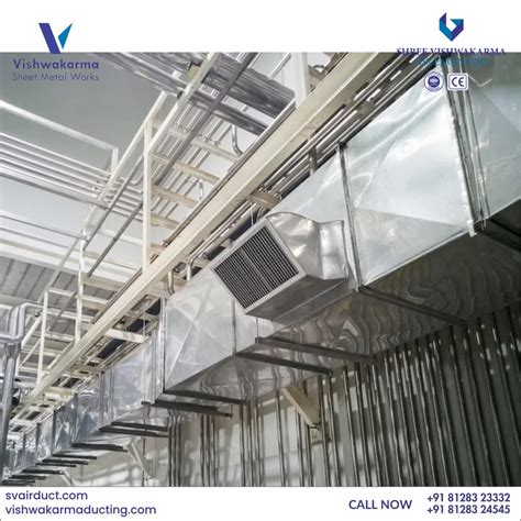 Rectangular Galvanized Iron Air Conditioning Ducts Industrial At Rs