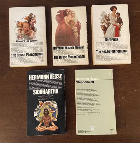 Hermann Hesse Vintage Books Steppenwolf Demian Siddharta