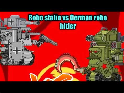 Robo Stalin Vs German Robo Hitler Youtube