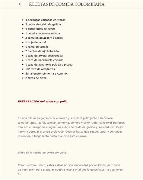 Descubrir Imagen Receta De Arroz Con Pollo En Ingles Abzlocal Mx