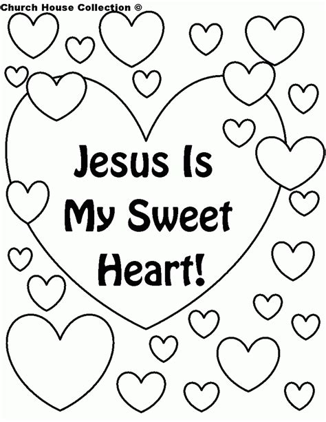 Religious Printable Valentine Coloring Pages - Printable Word Searches