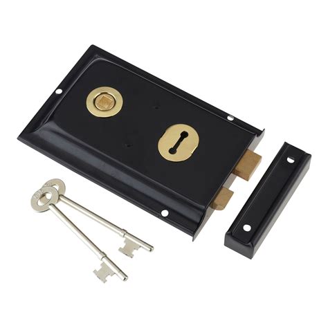 Yale 43mm 2 Lever Rim Lock Departments Diy At Bandq