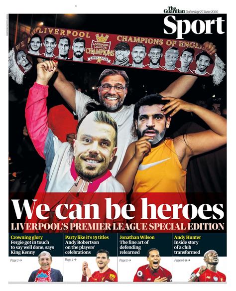 Guardian - Sport-June 27, 2020 Newspaper - Get your Digital Subscription