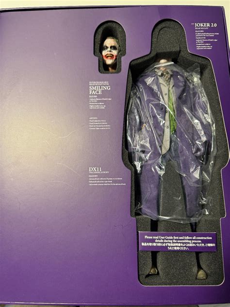 NEW Hot Toys The Joker 2 0 DX11 1 6 Scale Heath Ledger Batman Dark