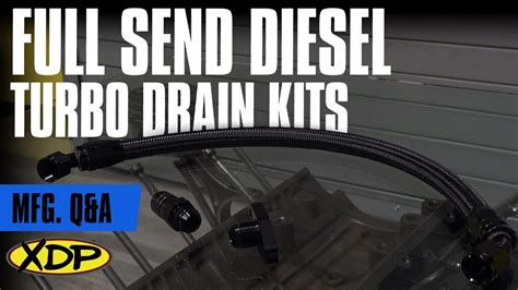 Full Send Diesel Braided Turbo Drain Kit Xdp Qanda Youtube