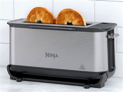 Ninja Foodi ST100 2-in-1 Flip Toaster, S&D