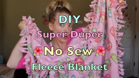 How Do I Make A No Sew Fleece Blanket Pics