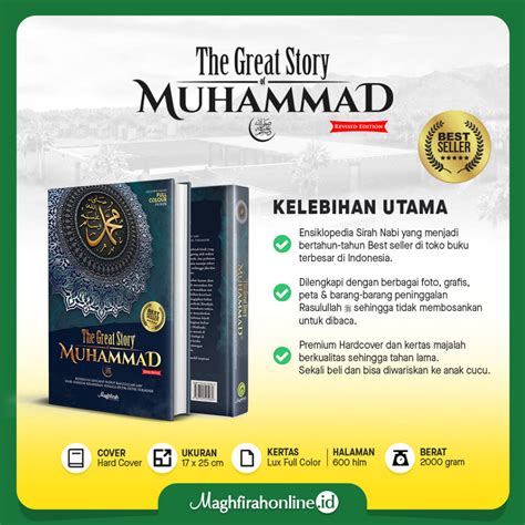 Jual Buku Sejarah Biografi The Great Story Of Muhammad Saw Lengkap