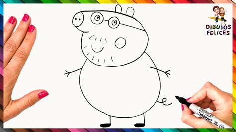 Cómo Dibujar A Papa De Peppa Pig Dibujos de Peppa Pig